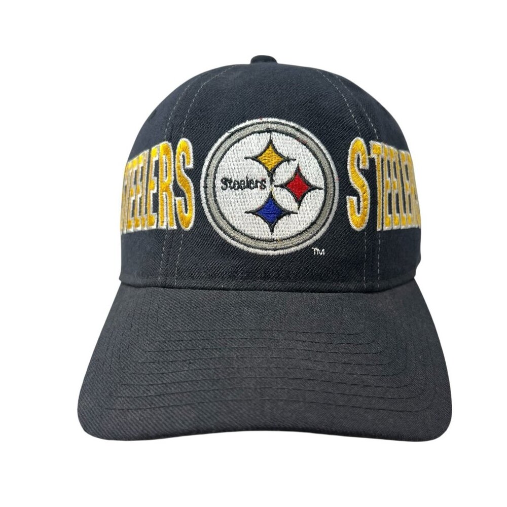 Pittsburgh Steelers Starter Vintage Snapback Hat Cap The Natural Logo 90's Wool